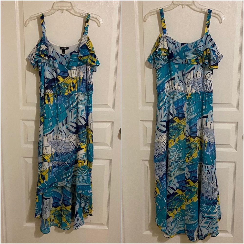 [Roz & Ali] Cold Shoulder Cocktail Dress
